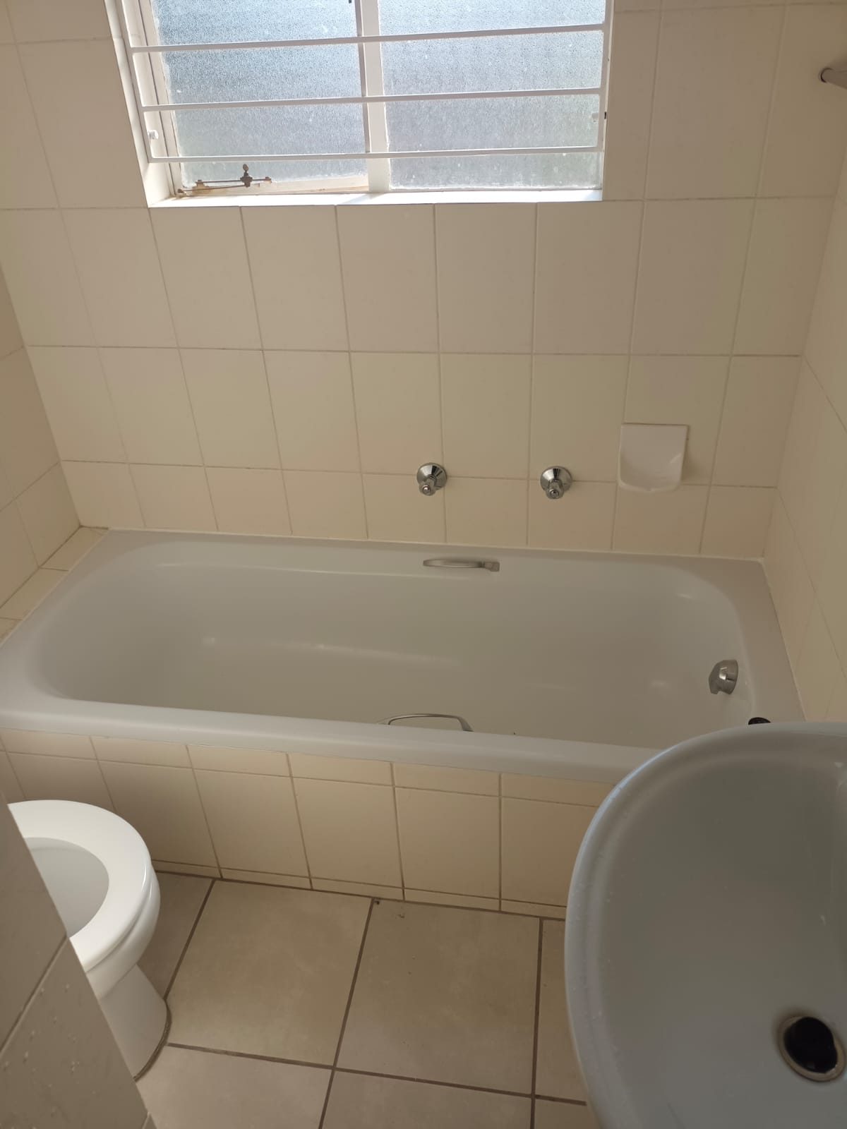 Recent bathroom bath and basin plumbing finish